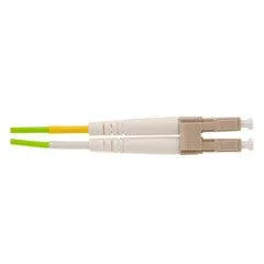 OM5 Wideband Multi-mode Fiber Optic Cable, LC/LC, WDM, Duplex, Lime Green, 50/125, 2 meter (6.6 foot)