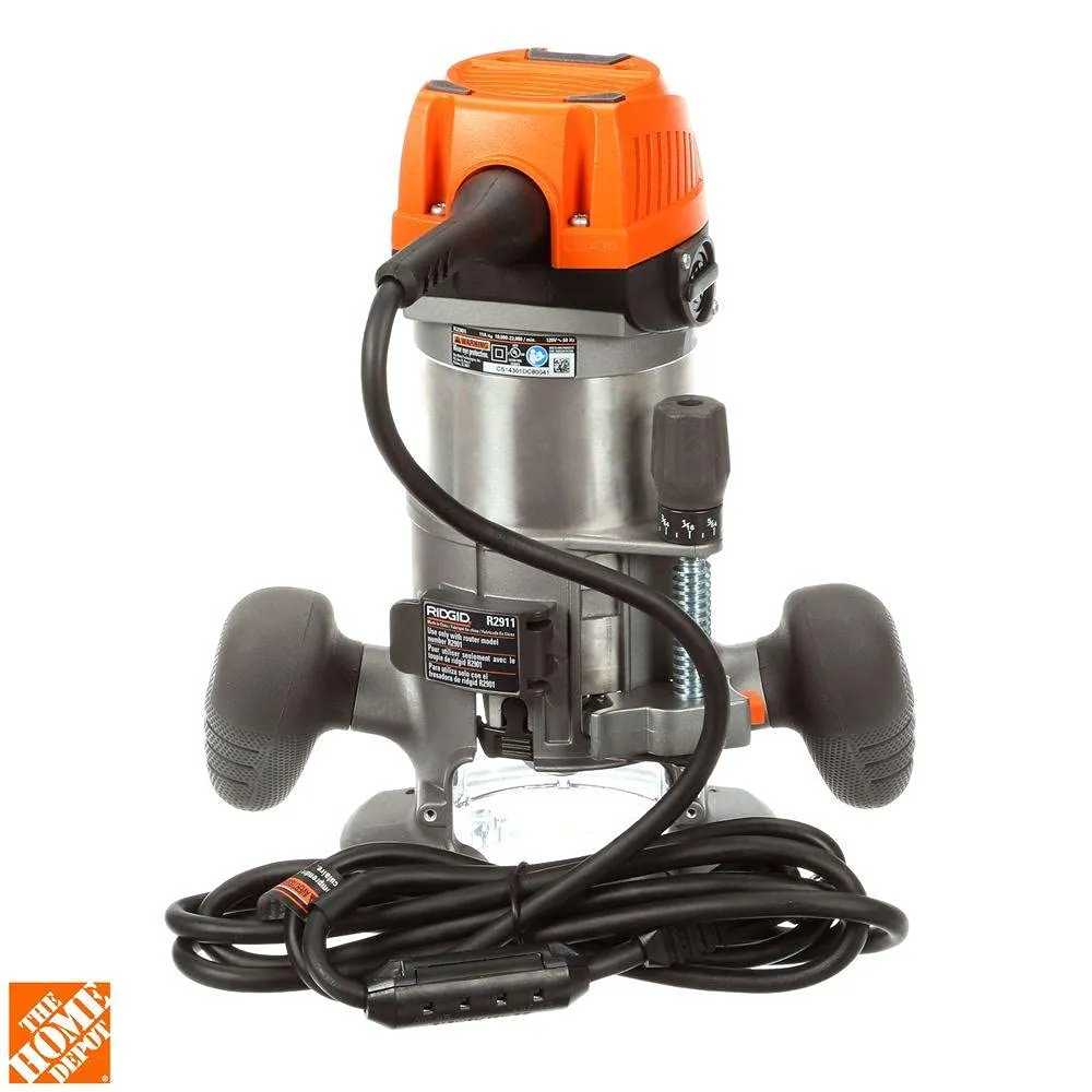 Open Box -  RIDGID R22002 2 HP 1/2 in. Corded Fixed Base Router