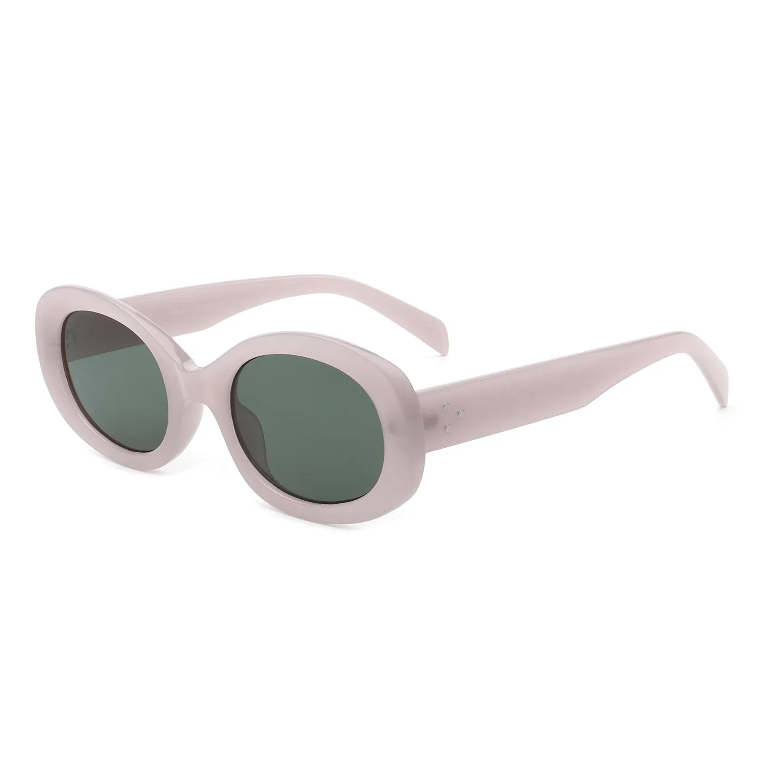 Oval Retro Clout Round Vintage Fashion Sunglasses