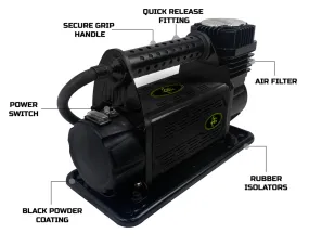 Overland Vehicle Systems Up Down Air EGOI Air Compressor System 5.6 CFM