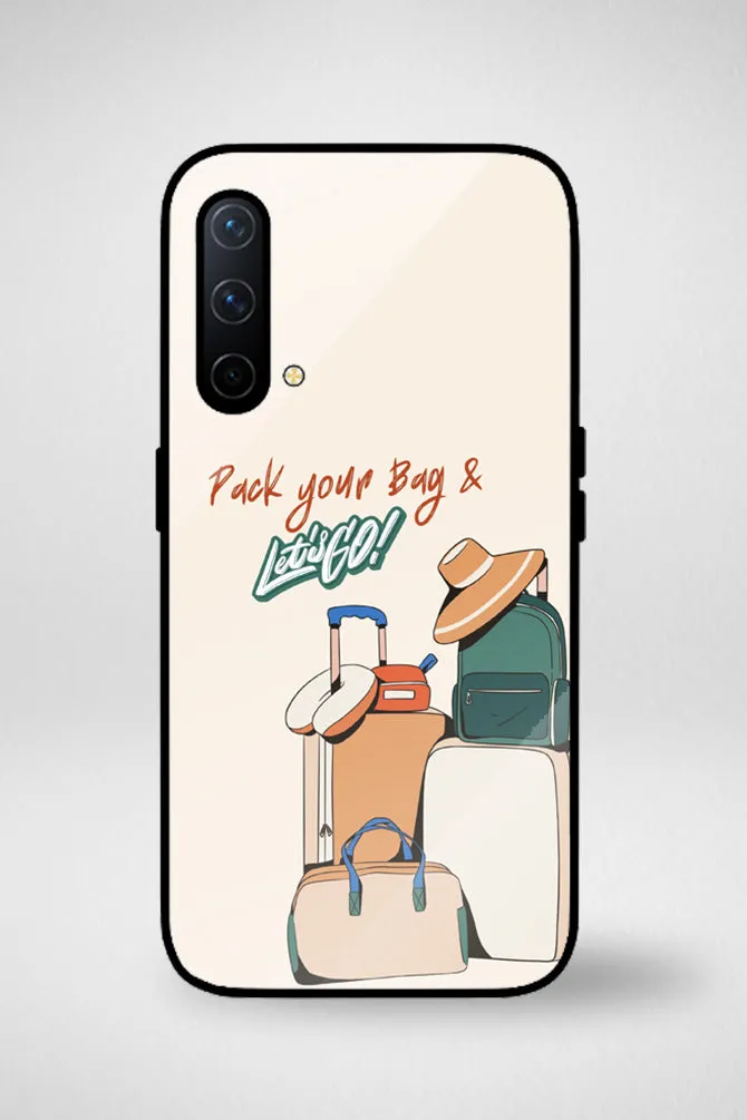 Pack Your Bag & Travel Customized Glass Mobile Case - iPhone, Samsung & OnePlus