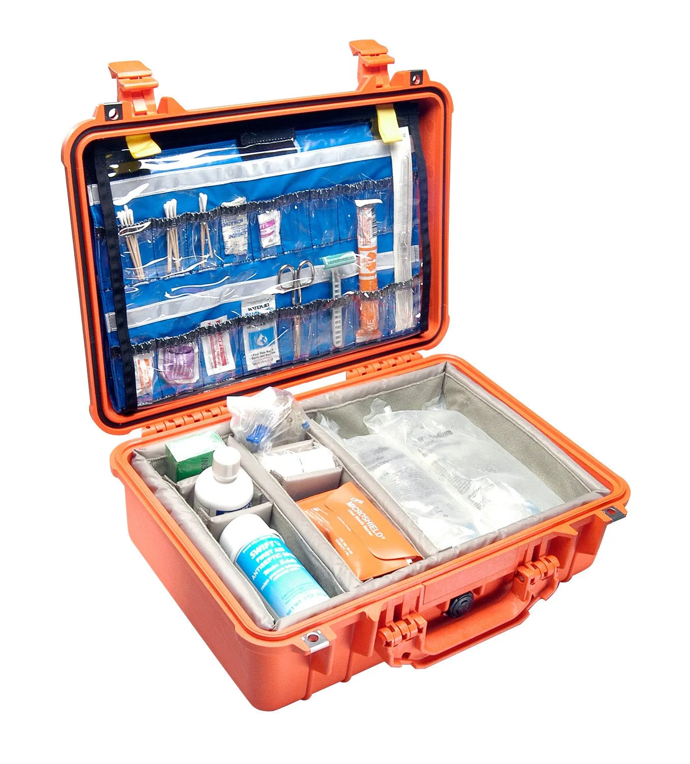 Pelican 1500EMS Case - Case w/EMS Organizer & Dividers (Desert Tan)