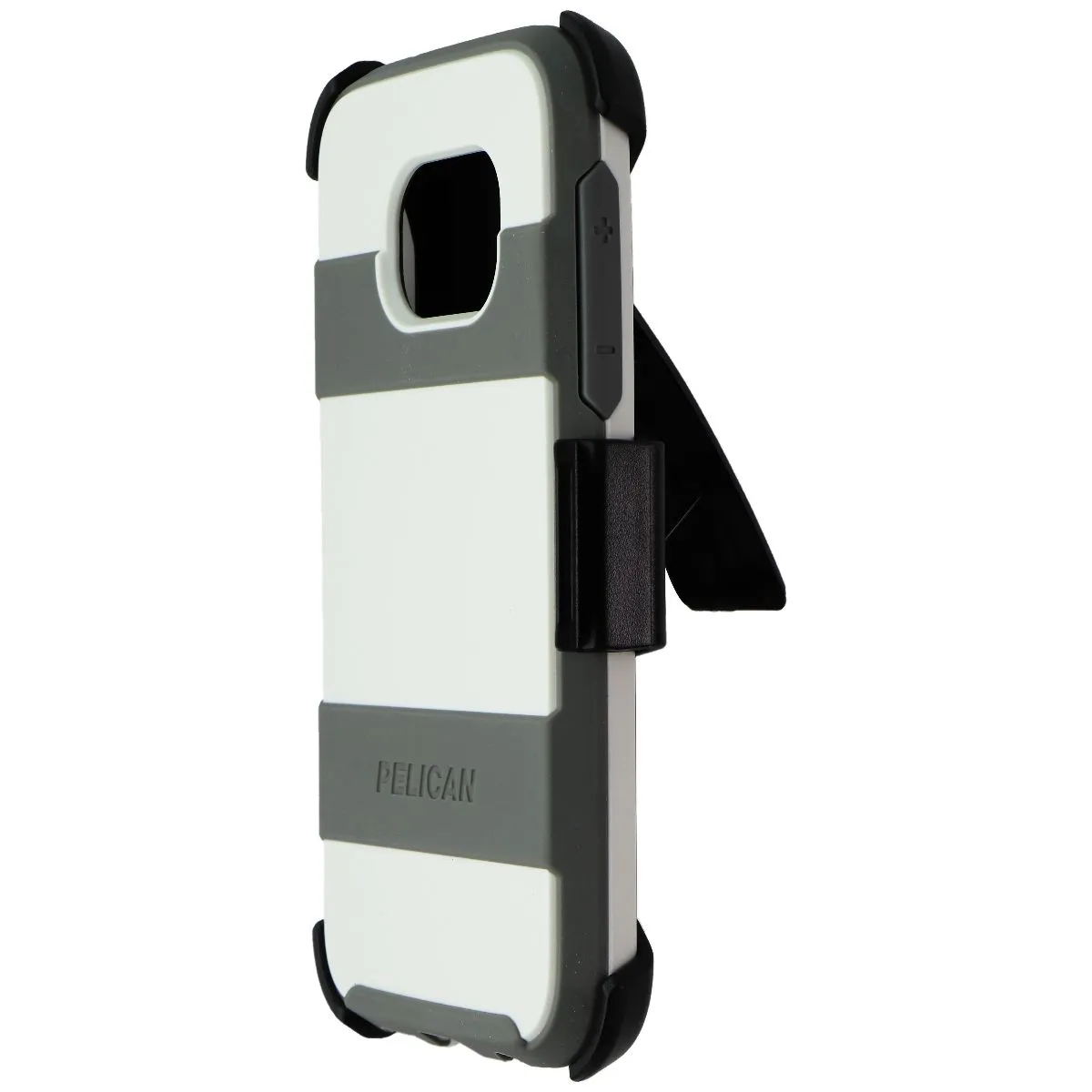 Pelican Voyager Series Hard Case & Holster for Samsung Galaxy S7 - White/Gray