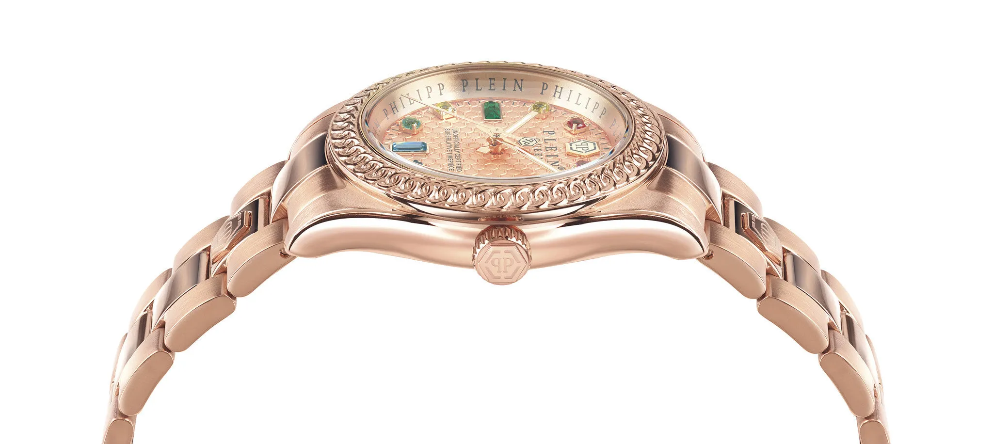 Philipp Plein Ladies Watch 36mm Queen Rose Gold PWDAA0821