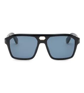 Philipp Plein Men's Blue Square Sunglasses