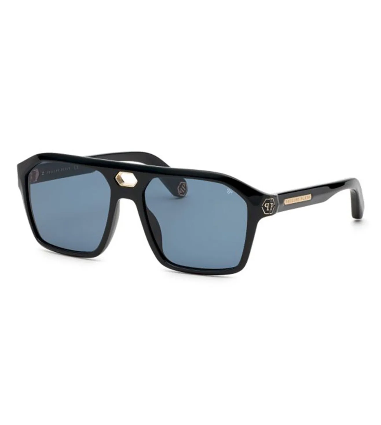 Philipp Plein Men's Blue Square Sunglasses