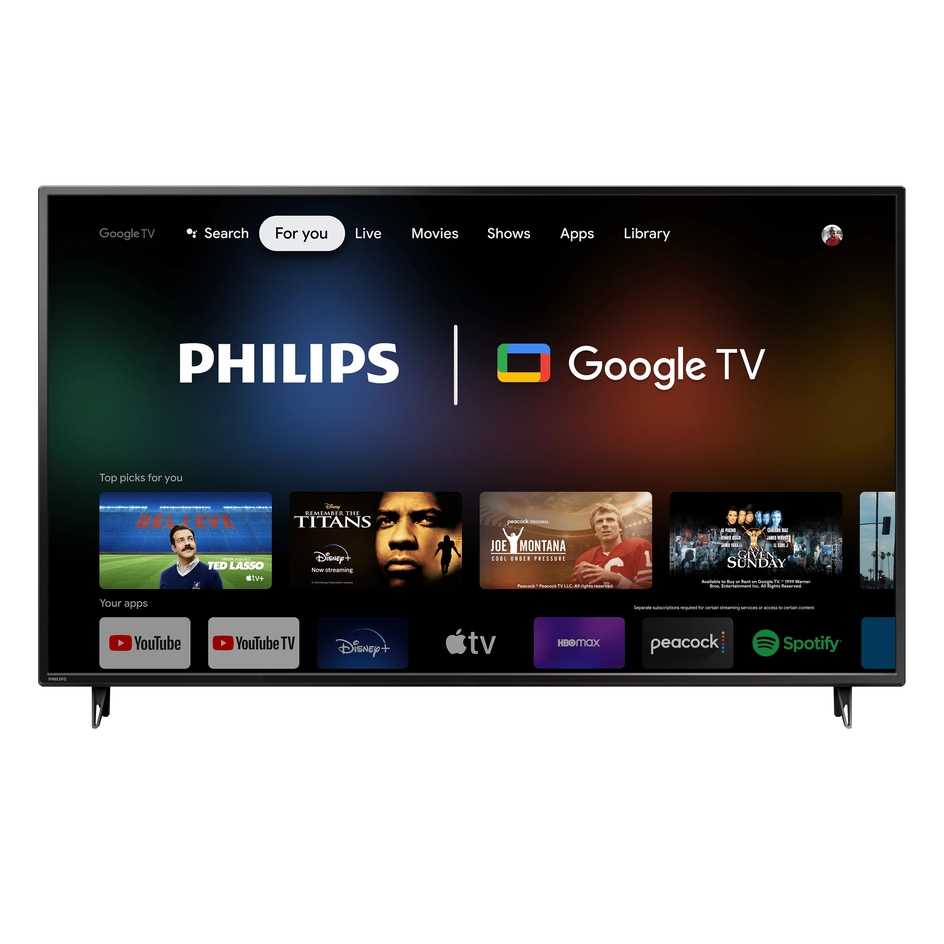 Philips 65" Class 4K Ultra HD (2160p) Google Smart LED Television (65PUL7552/F7)