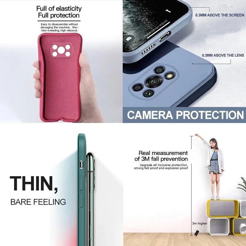 Phone Case Liquid Silicone For Xiaomi Cover