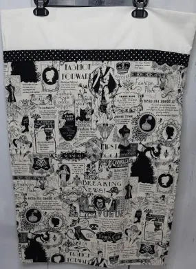 Pillow Case  Vintage Fashion White/Black Standard rtvwb2