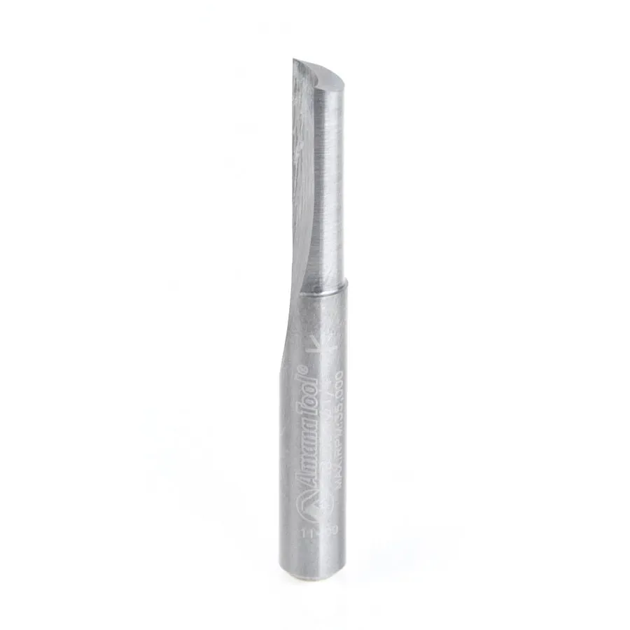 Plastic Cutting Single 'O' Flute Router Bit | 1⁄4 Dia x 3⁄4 x 1⁄4" Shank | 43508 | 738685435083