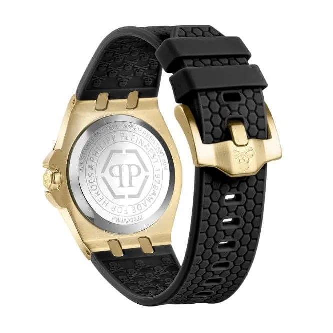 Plein Extreme Lady Steel Gold Black Ladies Watch PWJAA0322