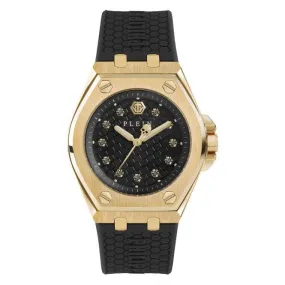 Plein Extreme Lady Steel Gold Black Ladies Watch PWJAA0322