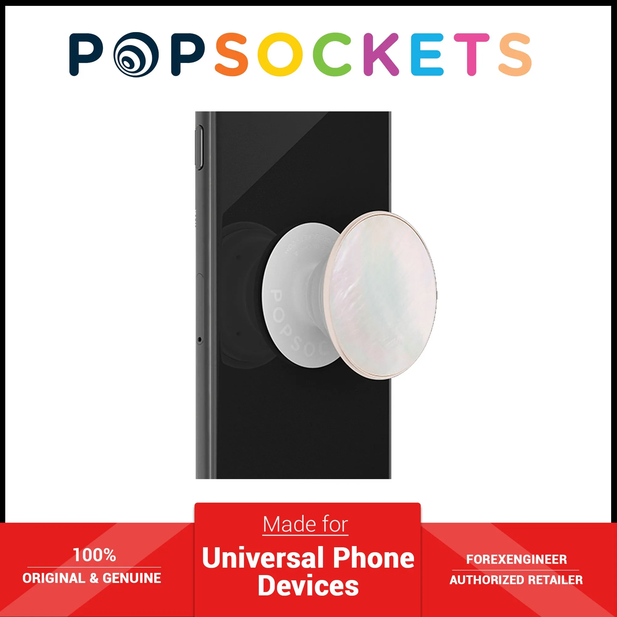 PopSockets Swappable Luxe - Mother of Pearl (Barcode: 842978153483 )