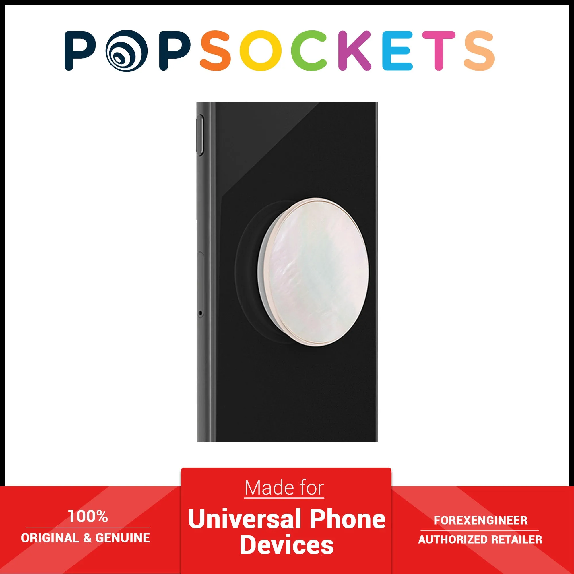 PopSockets Swappable Luxe - Mother of Pearl (Barcode: 842978153483 )