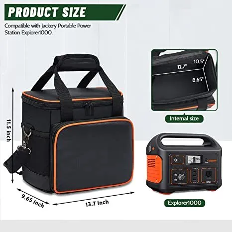 Portable Power Station Explorer Battery Case Travel Bag