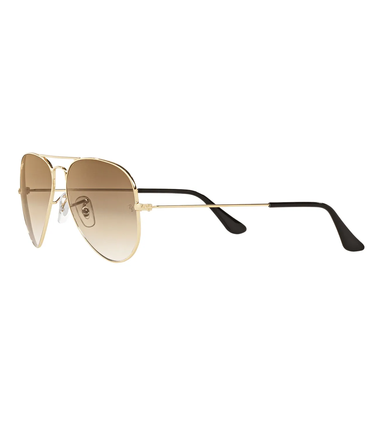 Ray Ban Men's Gradient Brown Aviator Sunglasses