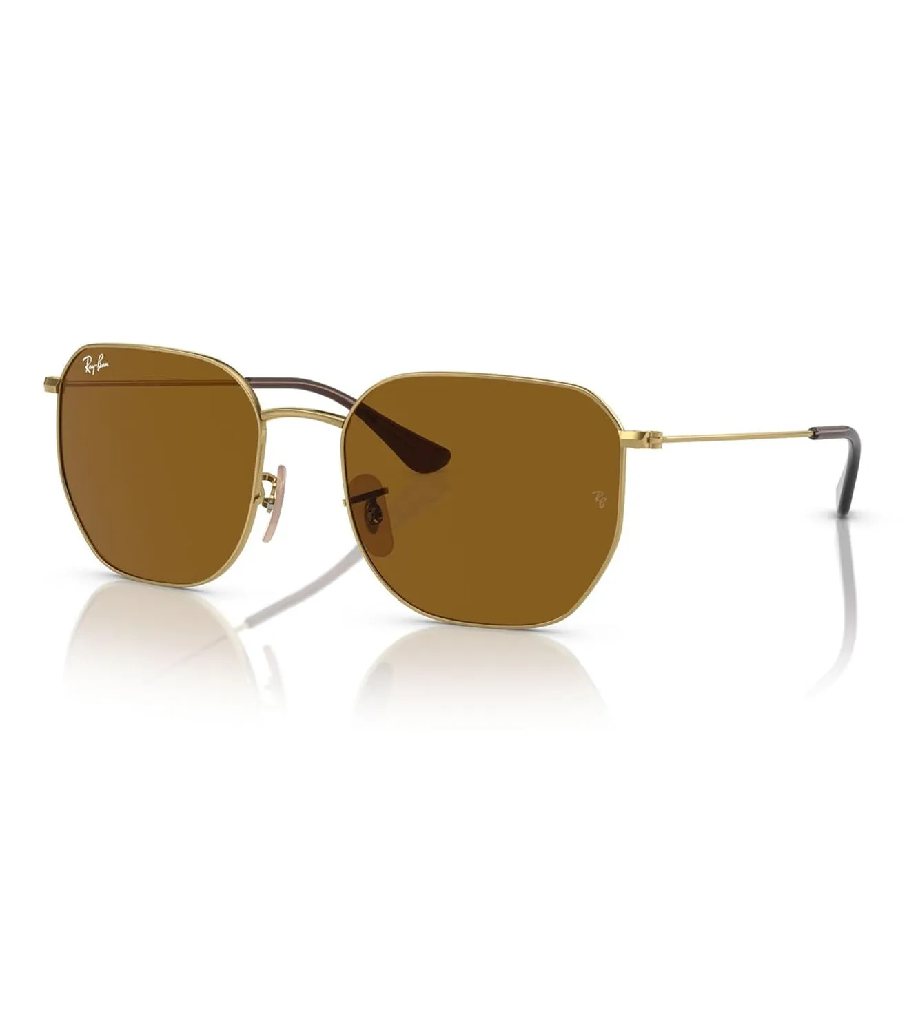 Ray Ban Unisex Brown Geometric Sunglasses