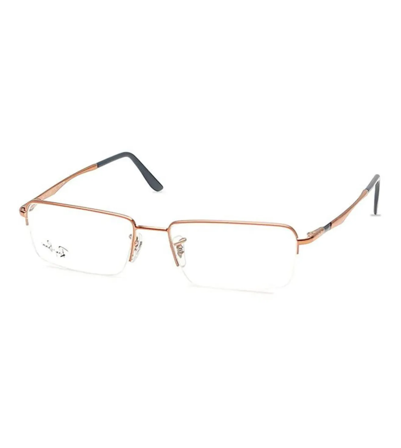 Ray Ban Unisex Gold Rectangular Optical Frame