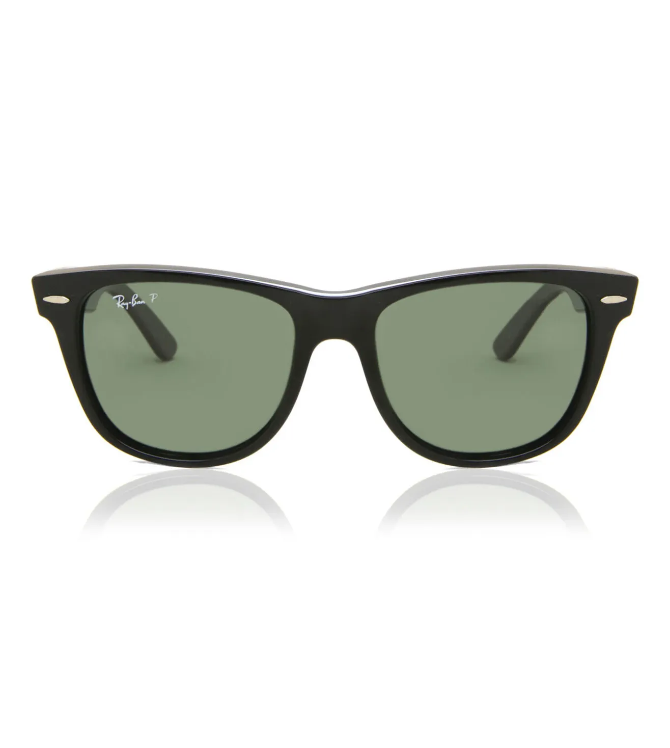 Ray Ban Unisex Green Wayfarer Sunglasses