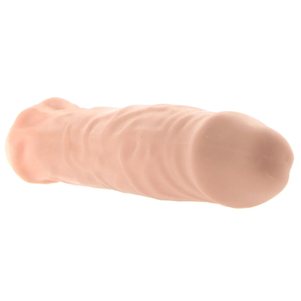 RealRock Penis Sleeve 6 Inch Extender in White