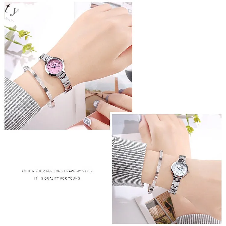 Retro Steel Strap Women's Watch