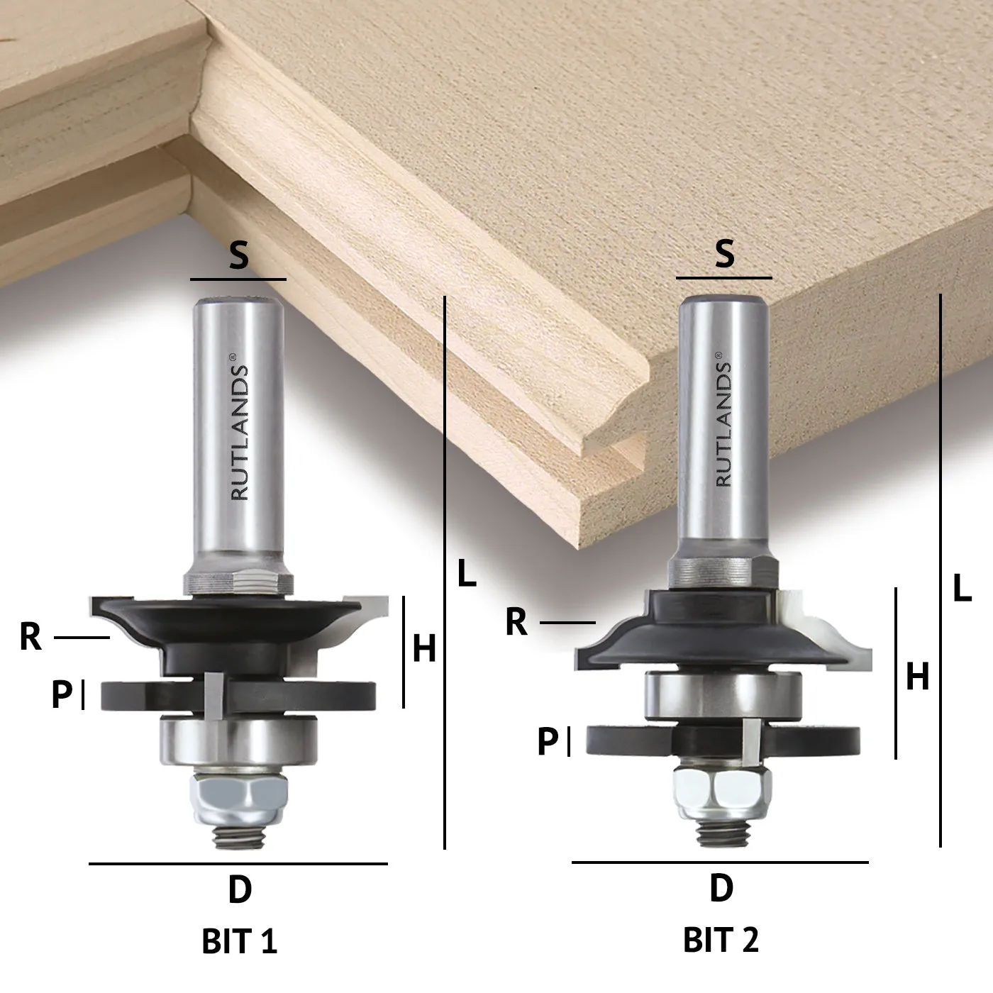 Router Bit Set - Raised Panel Door - Ogee