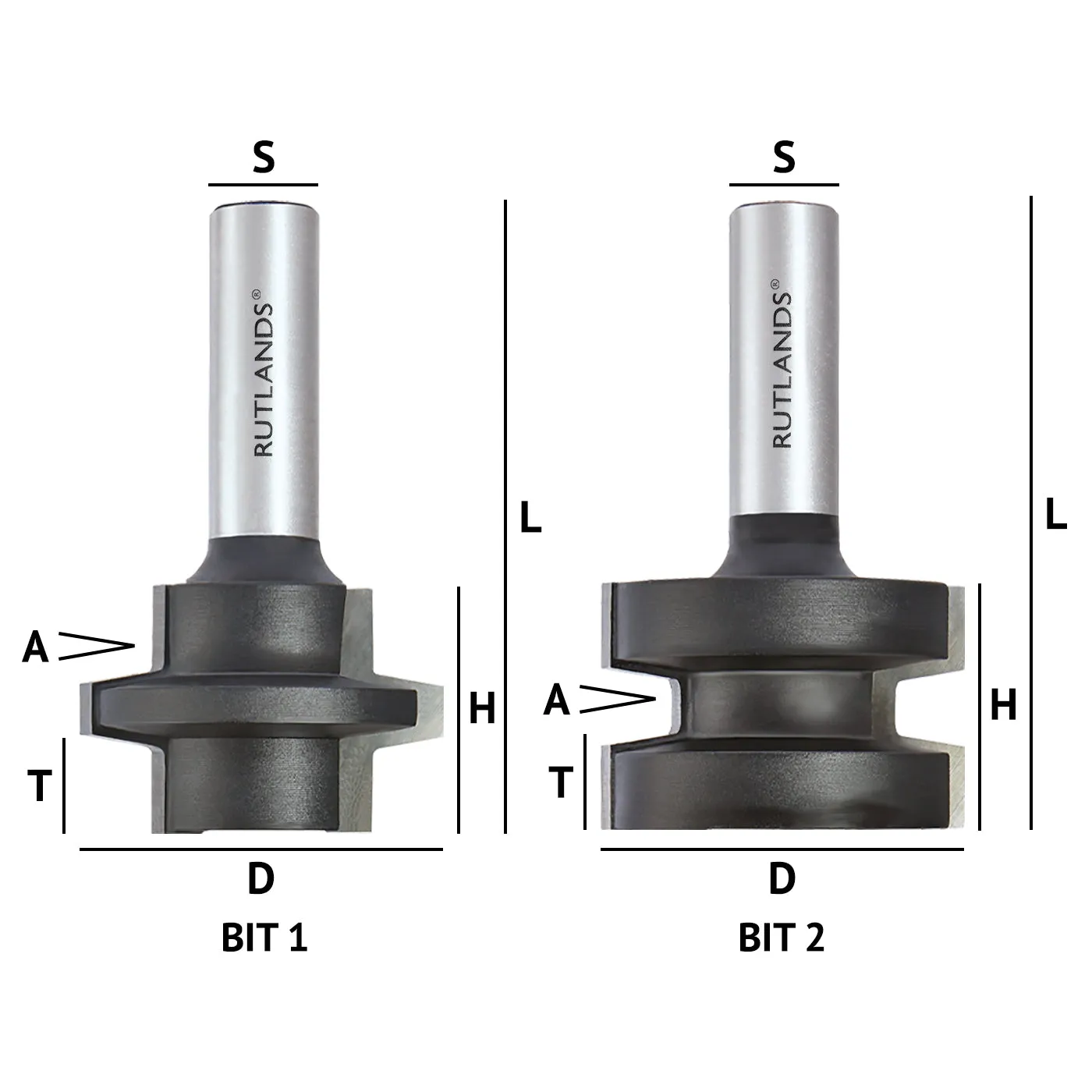 Router Bit Set - Tongue & Groove Wedge