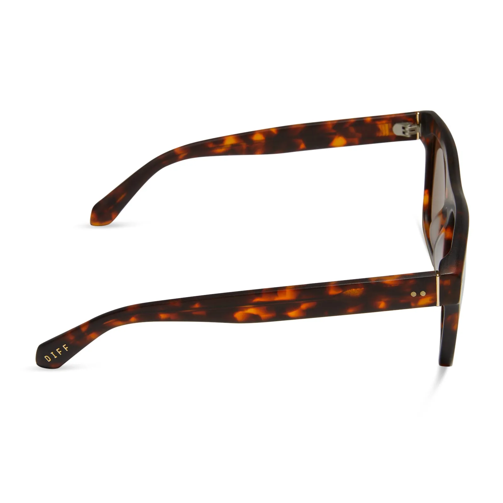 SAMMY - MATTE RICH TORTOISE   BROWN   POLARIZED SUNGLASSES