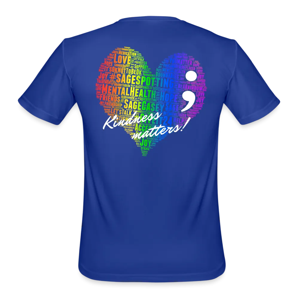 SCF Heart /Kindness Matters Athletic Performance T-Shirt