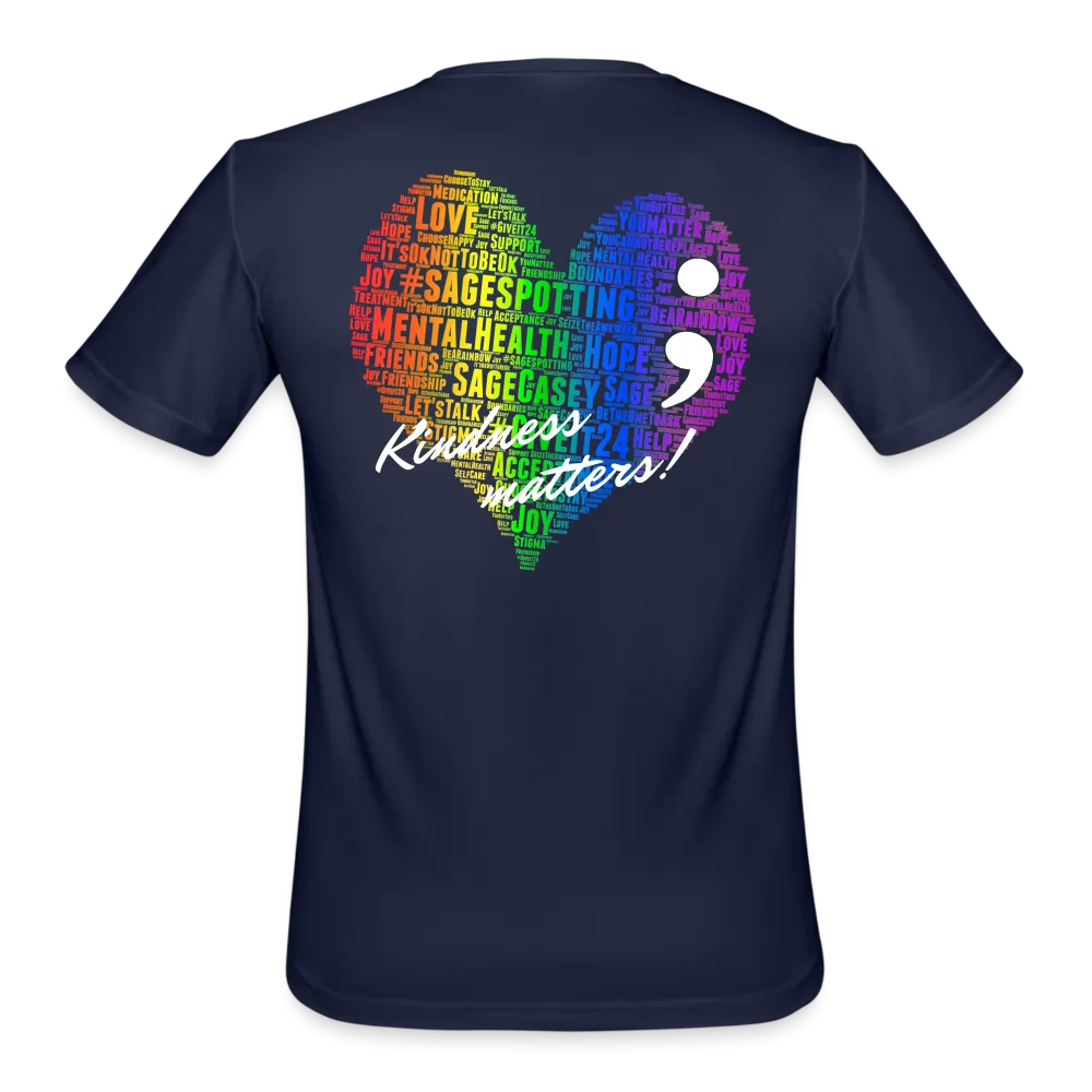 SCF Heart /Kindness Matters Athletic Performance T-Shirt