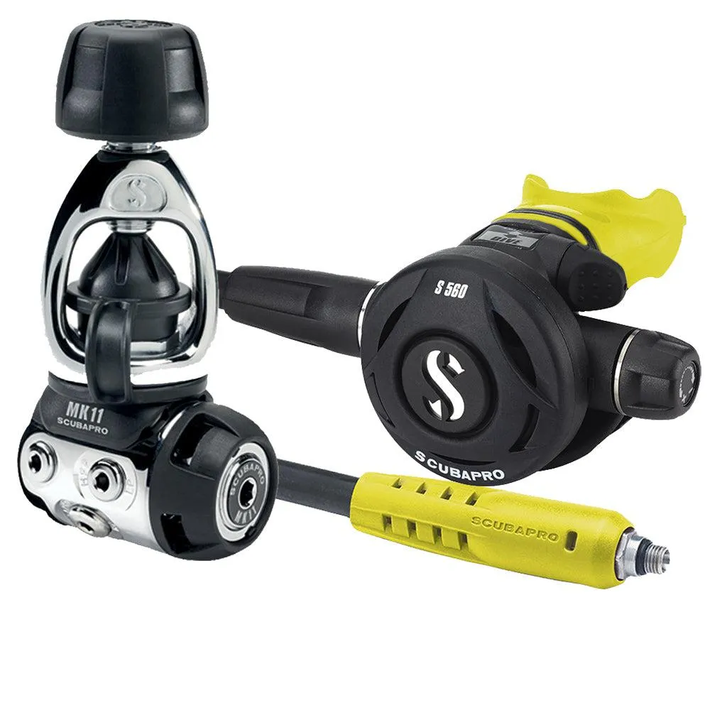 ScubaPro MK11/S560 Dive Regulator INT with Mouthpiece & Hose Protector