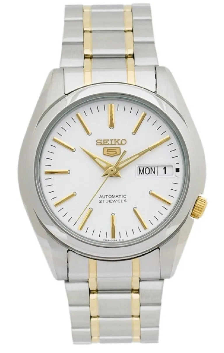 Seiko 5 SNKL47K1  Silver Stainless Automatic Watch Men