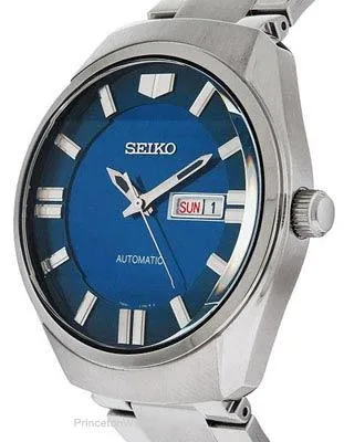 Seiko Automatic Mens Recraft Series - Deep Sapphire - Steel Bracelet - Day/Date