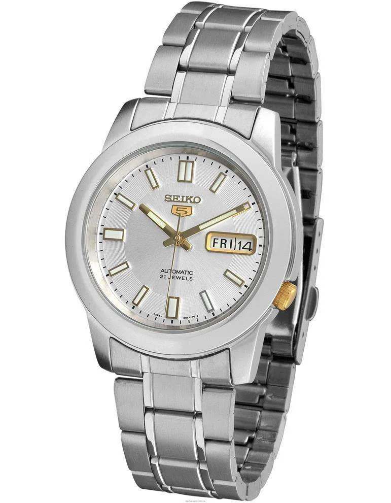 SEIKO SNKK09K1 Automatic Silver Stainles Watch for Men-