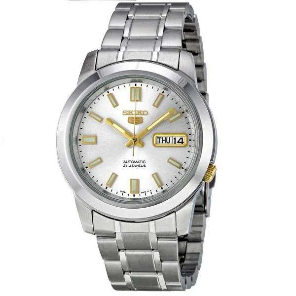 SEIKO SNKK09K1 Automatic Silver Stainles Watch for Men-