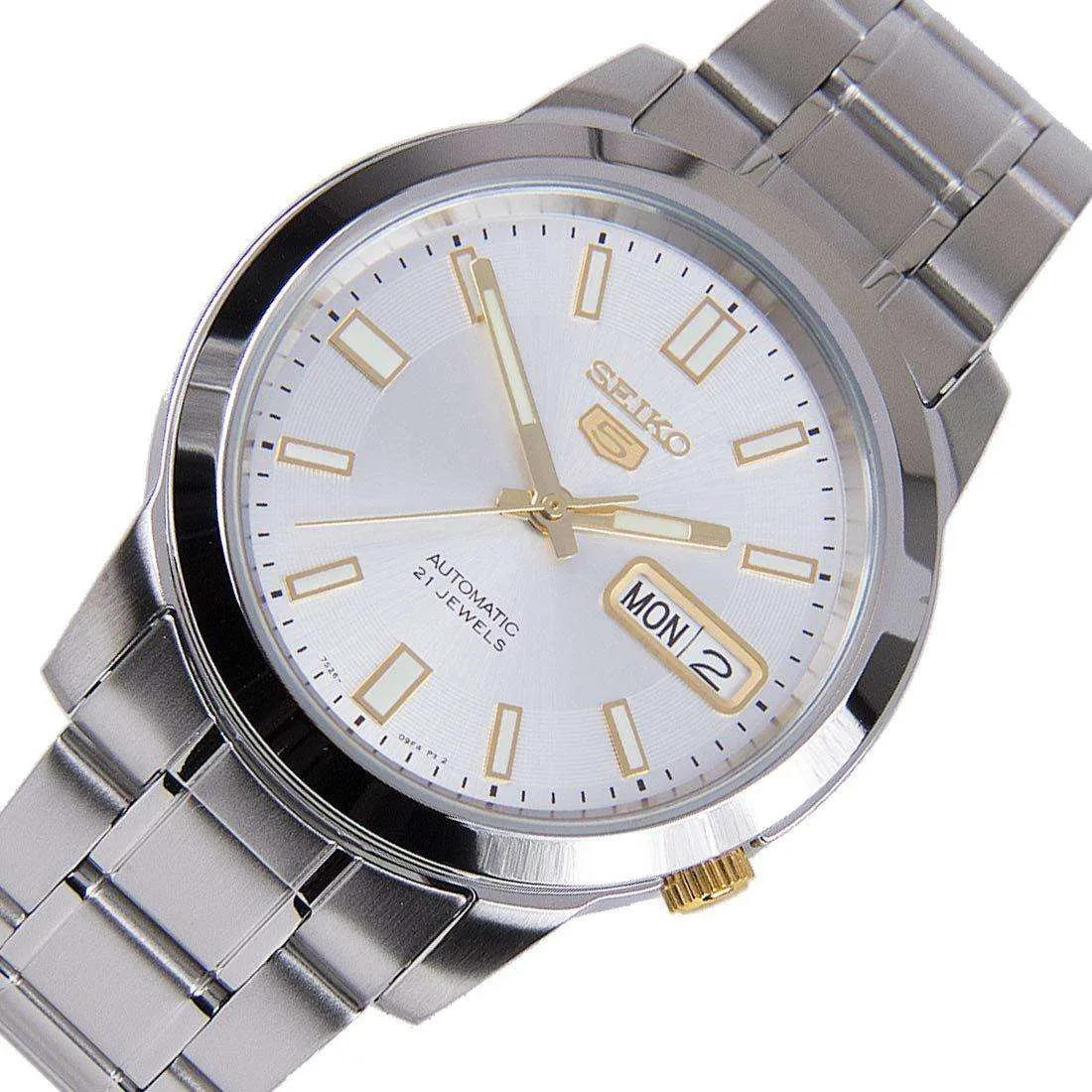 SEIKO SNKK09K1 Automatic Silver Stainles Watch for Men-