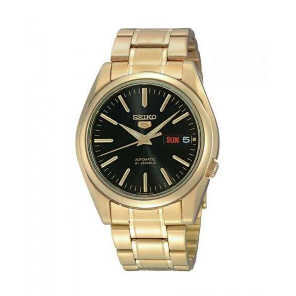 SEIKO SNKL50K1 Automatic Gold Plated Stainless Steel Watch for Men-