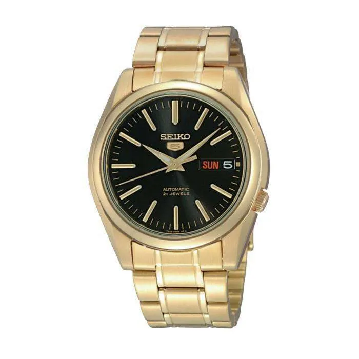 SEIKO SNKL50K1 Automatic Gold Plated Stainless Steel Watch for Men-