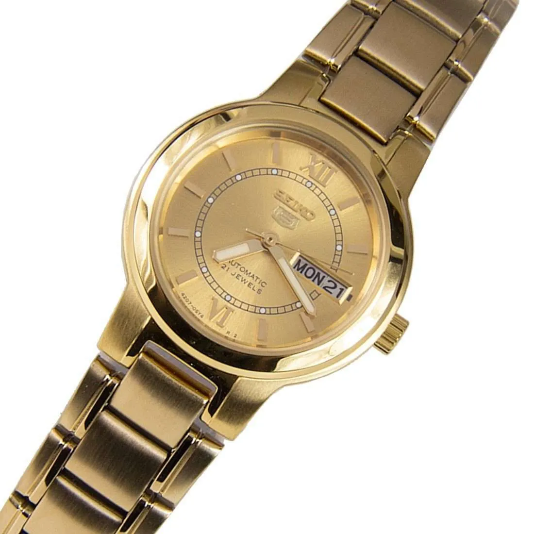 SEIKO SYME58K1 Automatic Gold Stainless Steel Watch for Women