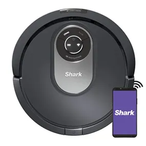 Shark AI Robot Vacuum, Smart Mapping|Scheduling|Pet Hair Pick Up|Logical Navigation, Black/Silver (RV2001), Carpet