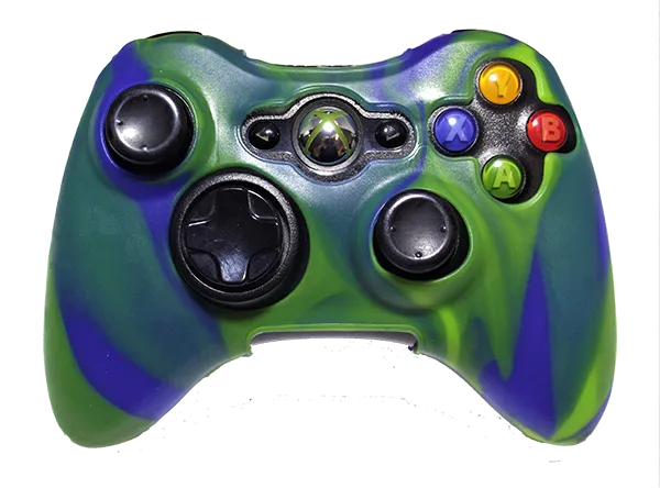 Silicone Cover For XBOX 360 Controller Case Skin Cool Designs Extra Grip Camo