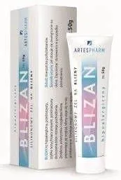 Silicone gel for scars Blizan 50g, silicone scar gel