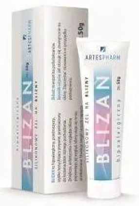 Silicone gel for scars Blizan 50g, silicone scar gel