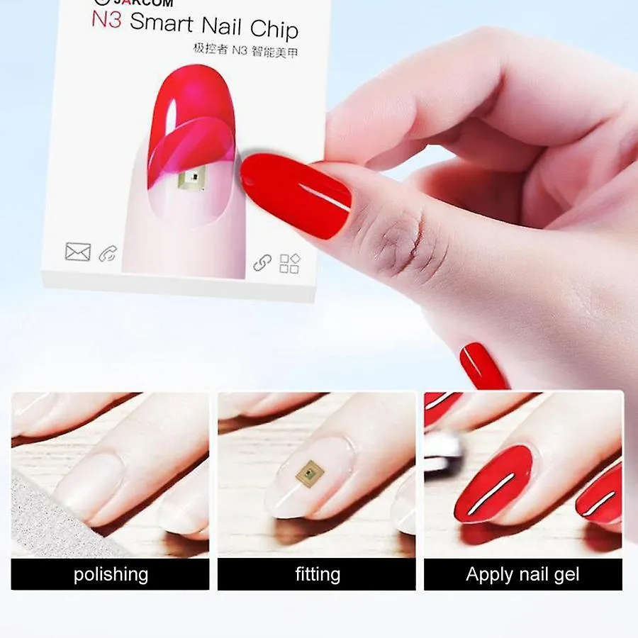 Smart Nail Chip N3 Smart Nail Chip Soft Skin-Friendly Flexible Smart Nail Sticker Built In Chip Smart Devices Smart Accessories Fa1634