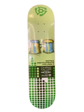 Stereo Chris Miller Dots & Instruments Vol 3 7.75" Classic Skateboard Deck