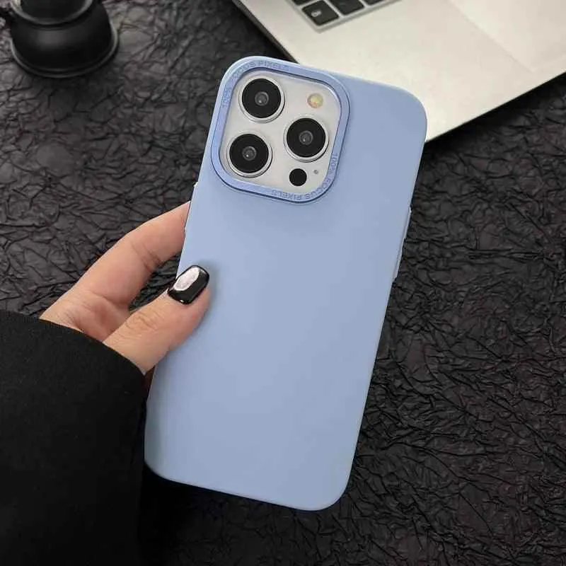 Stylish Solid Cute Phone Cases for iPhone 15, 14, 13, 12, 11 Pro Max, 15, 14 Plus