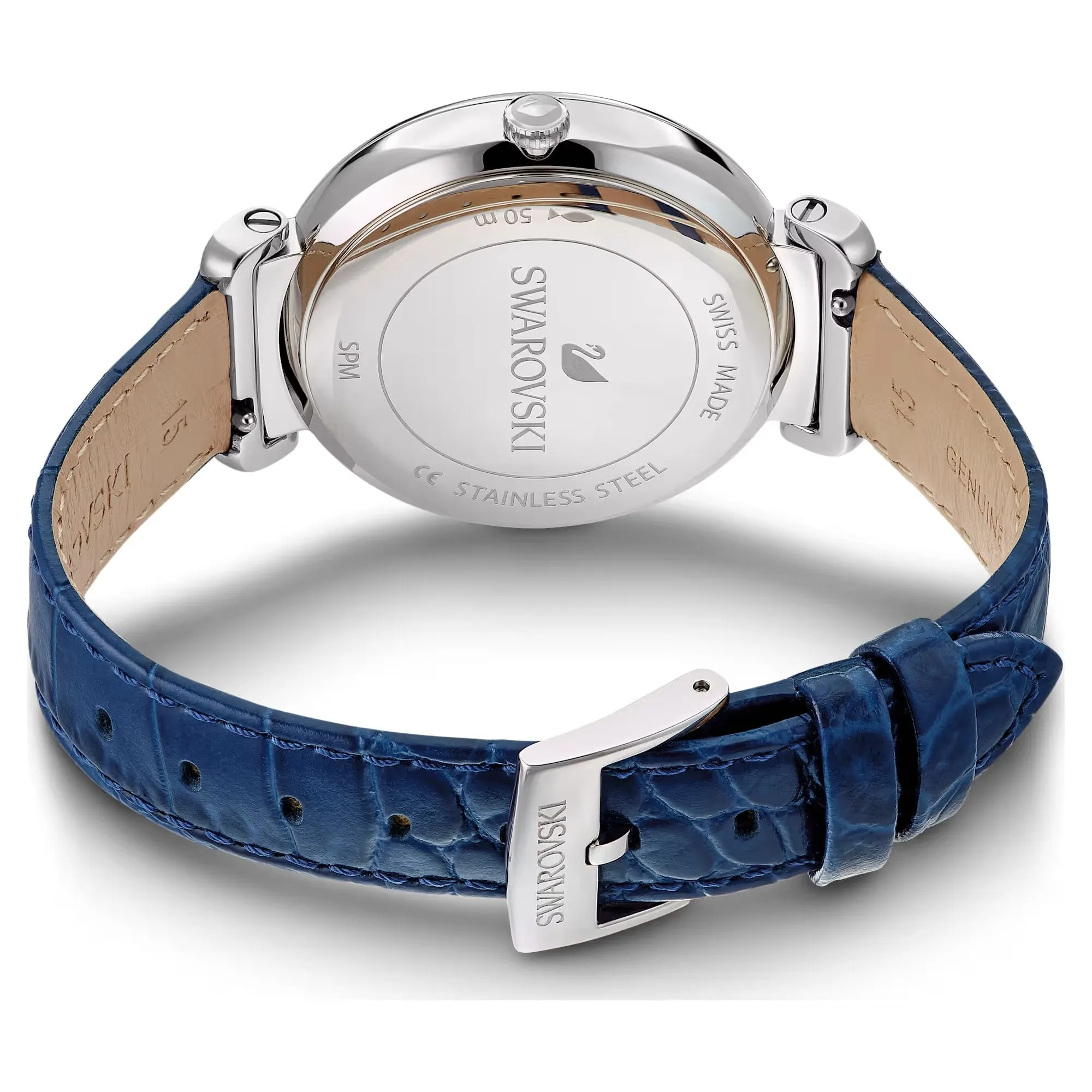 Swarovski Passage Moon Phase Ladies Blue Watch 5613320