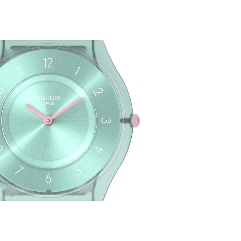 Swatch PASTELICIOUS TEAL Watch SS08L100