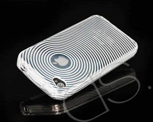 Swirling Series iPhone 4 and 4S Silicone Case - Transparent