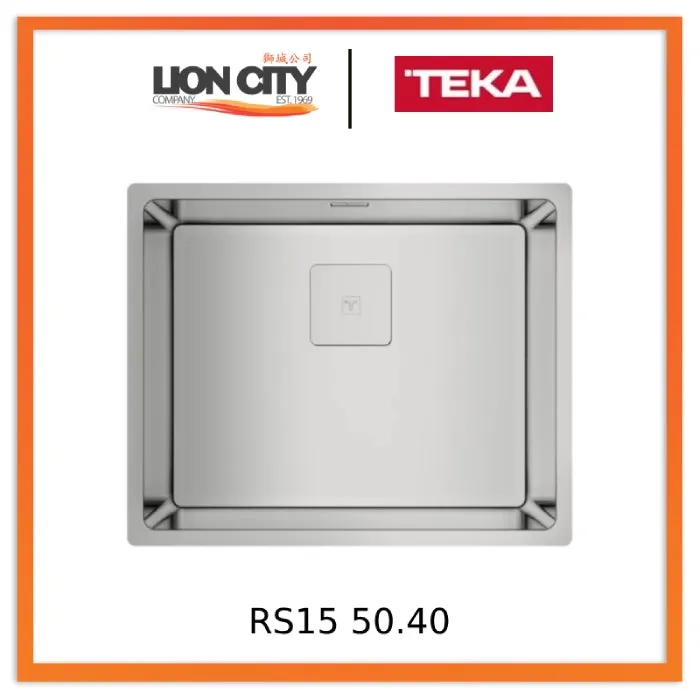 Teka Flexlinea RS15 50.40 Undermount Stainless Steel Sink With One Bowl